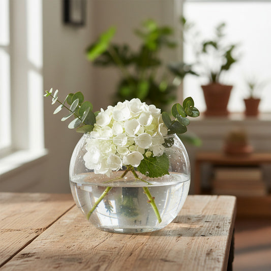 Florero Pecera Vidrio 12 X 10 cm