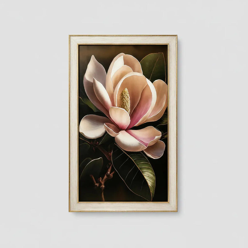 Cuadro De Flores Magnolia Lila