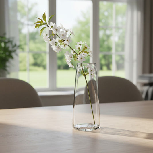 Florero De Vidrio 22 X 7,5 cm