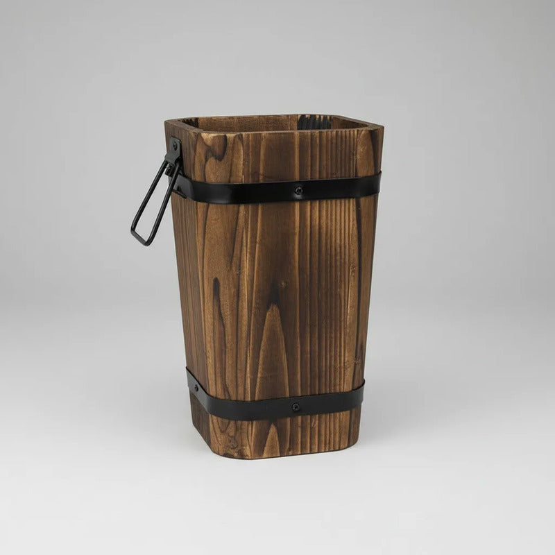 Maceta Cuadrada De Madera 21 cm