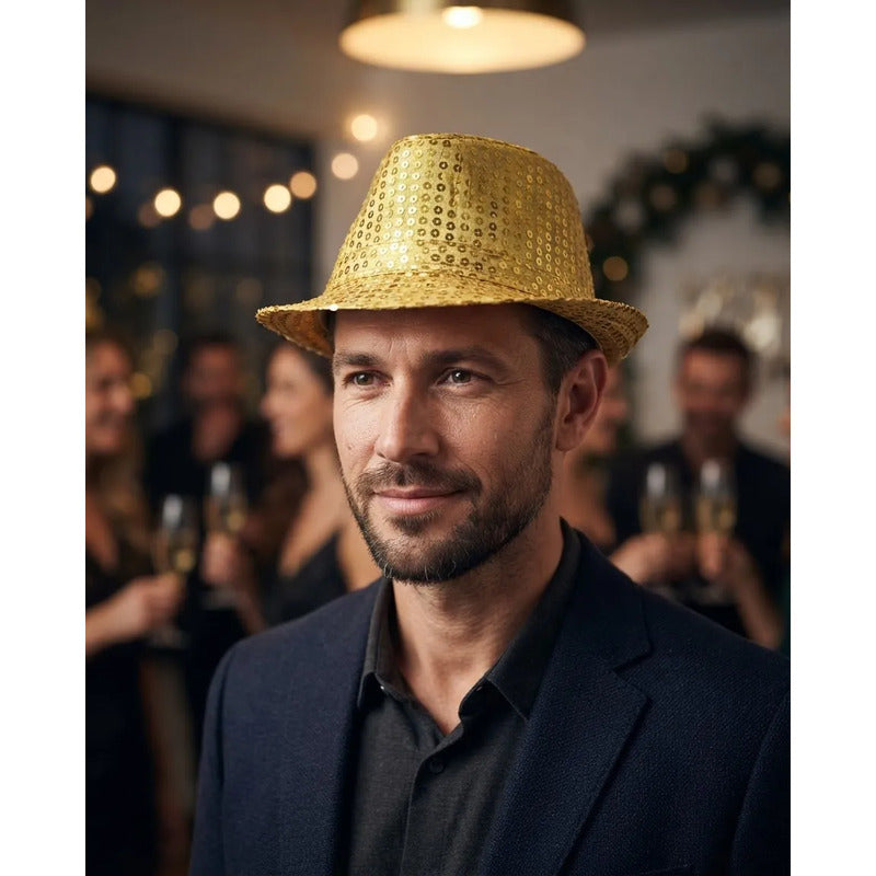 Sombrero Con Lentejuelas