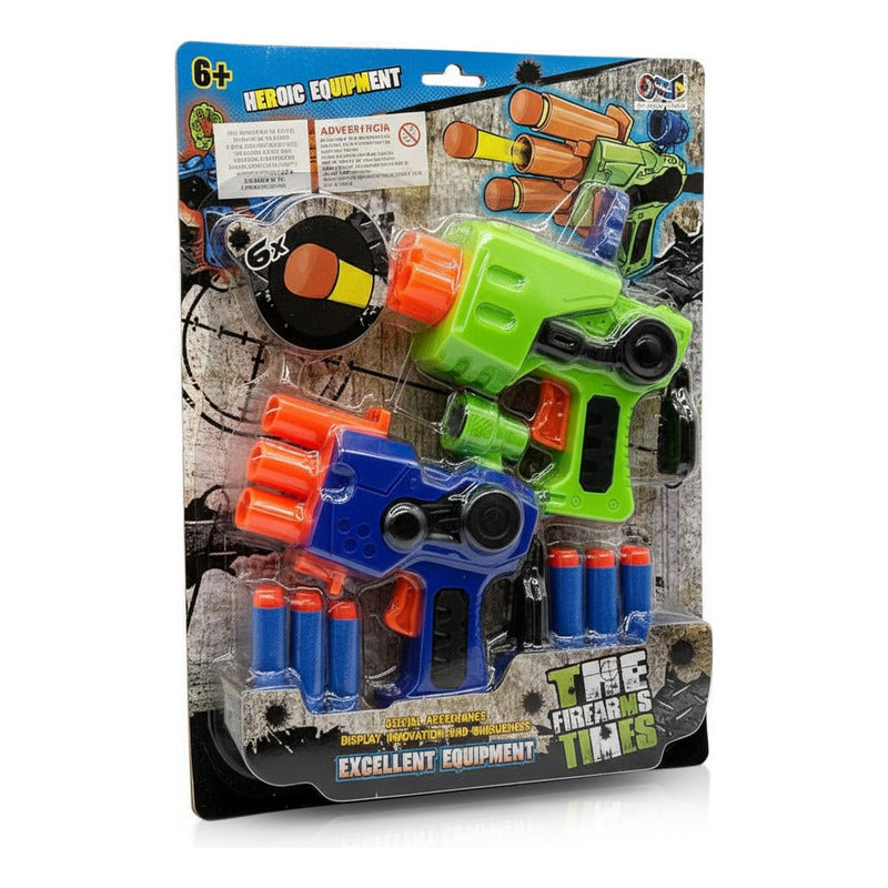 Set De Armas X2 Lanza Dardos