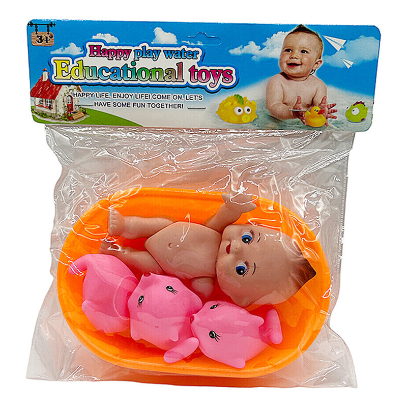 Bebé En Bañito Con Chiflones