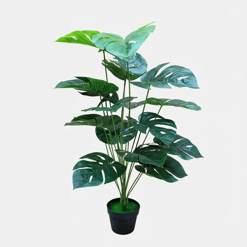 Planta Esqueleto De Caballo 1 Metro Con 18 Hojas Decoración Verde