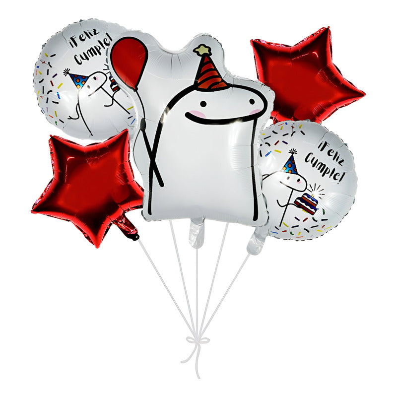 Set De Globos Feliz Cumpleaños