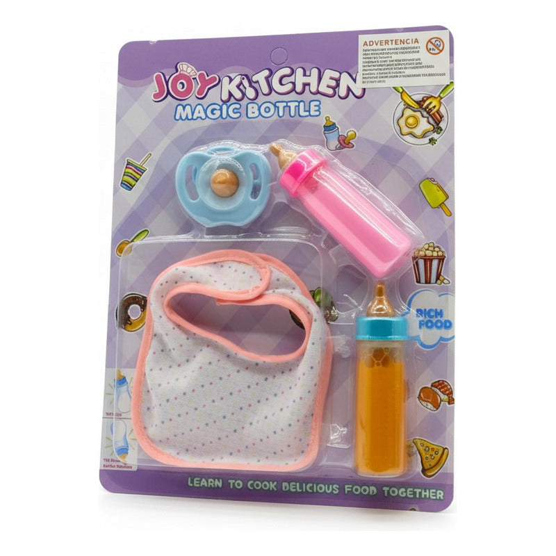Set De Biberón Con Babero