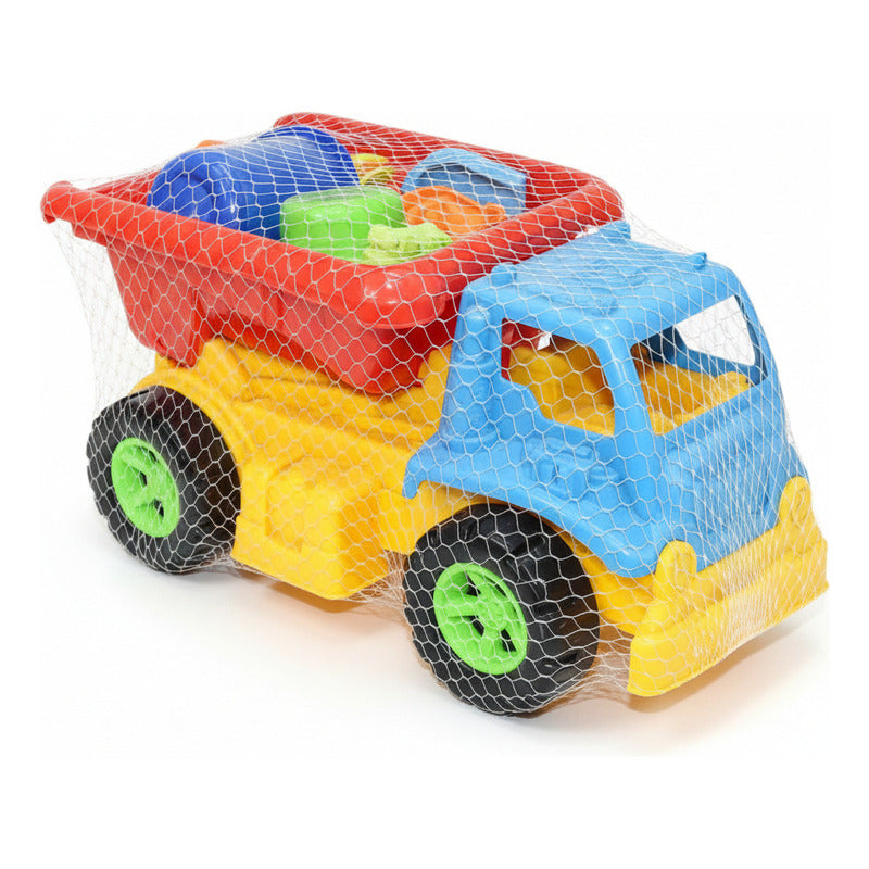 Camion Grande Para Playa Con Accesorios 33 X 59 cm