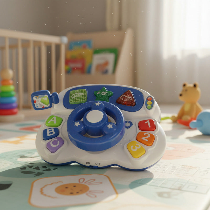 Volante Didáctico Con Luces Y Sonido 20 X 7,5 cm