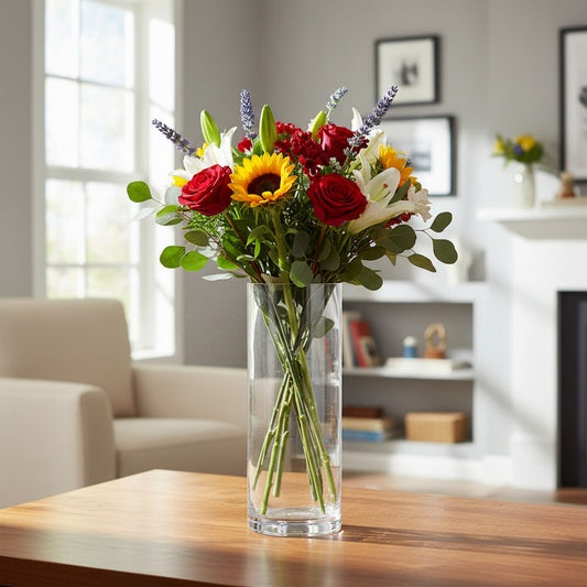 Florero Vidrio Tubo 50 cm