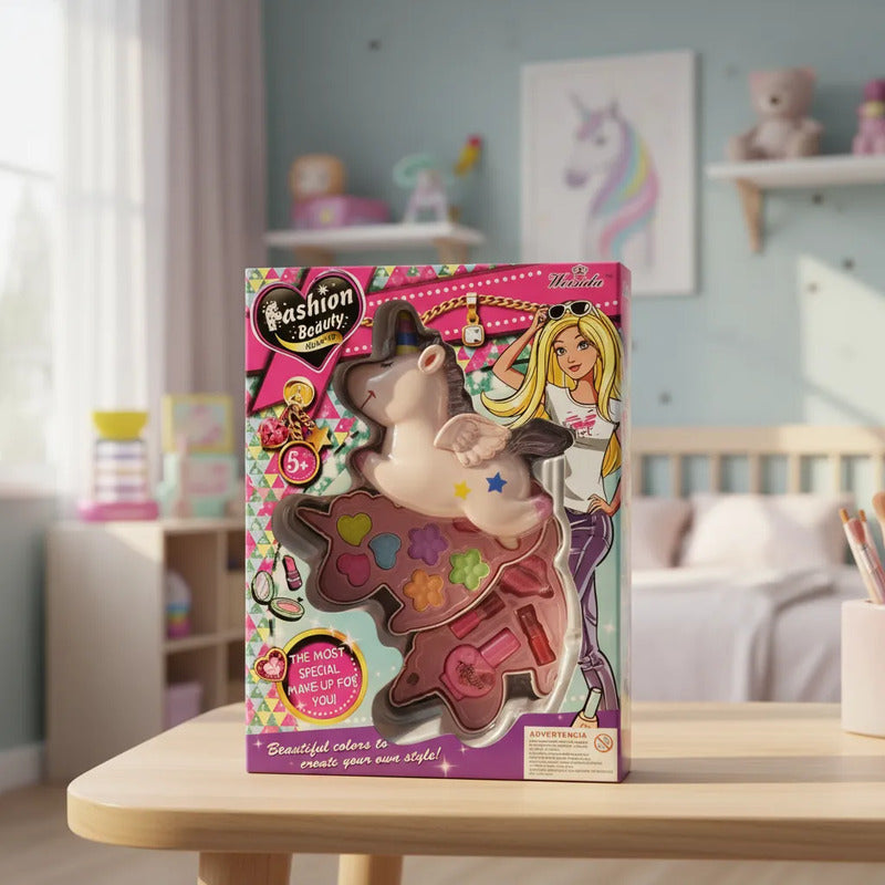 Set De Maquillaje Petaca Unicornio