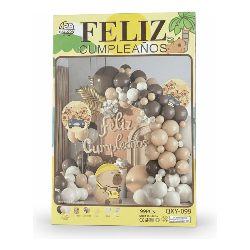 Set Arco De Globos Capibara