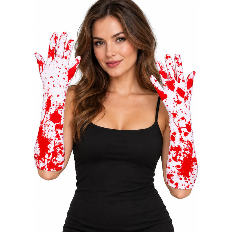Guantes Largos Ensangrentados