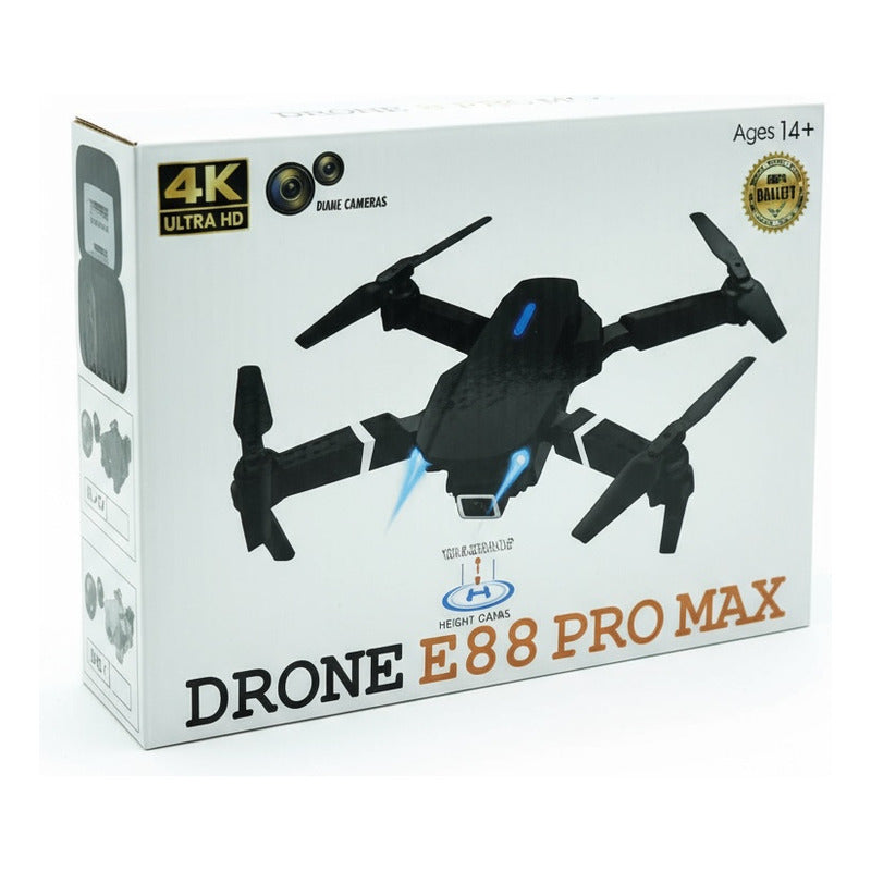 Dron E88 Pro Max Con Cámara 4k 12 X 7,5cm