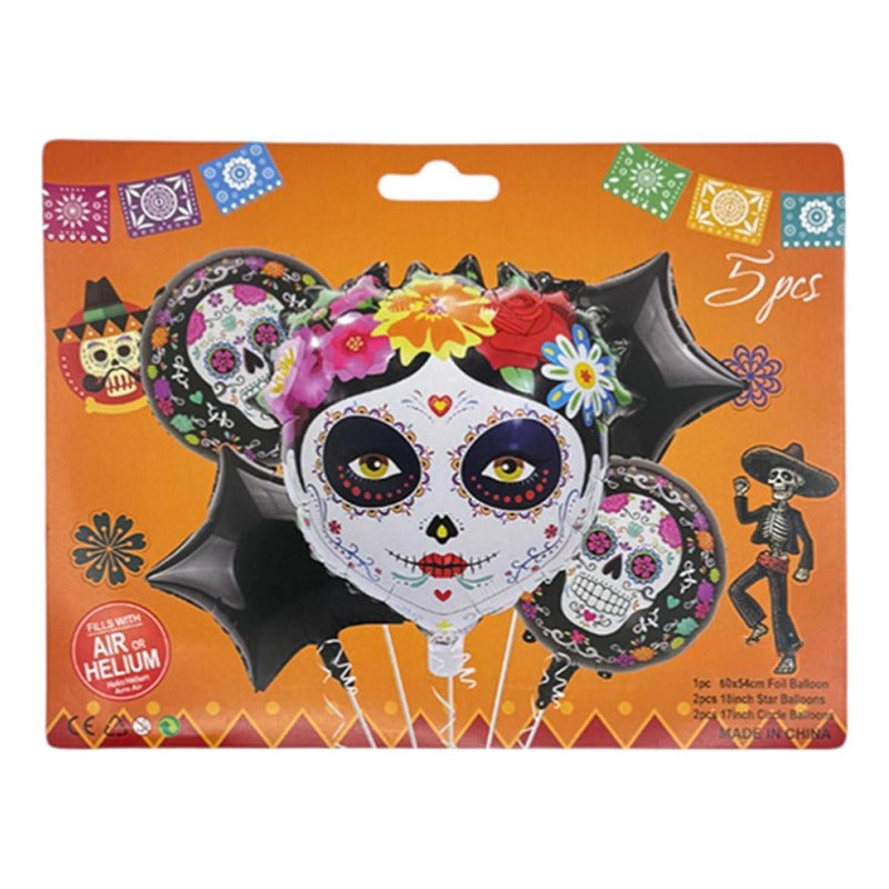 Set De Globos Catrina