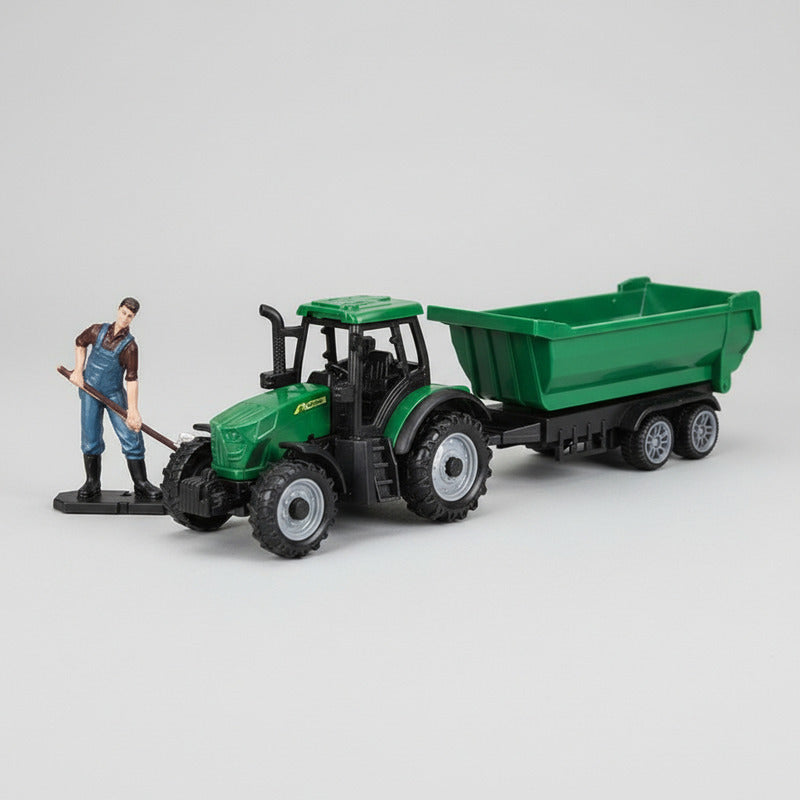 Tractor De Granja Con Muñeco