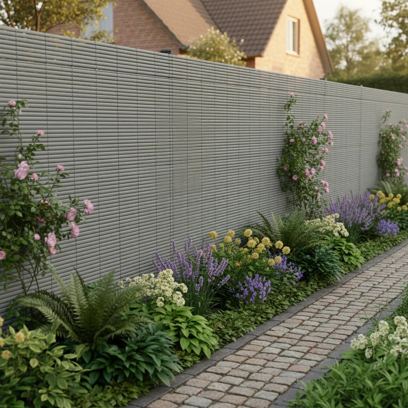 Cerca de PVC Gris