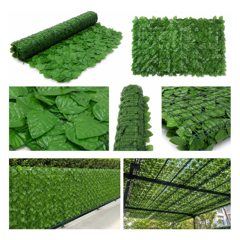 Enredadera Artificial En Rollo Verde Claro
