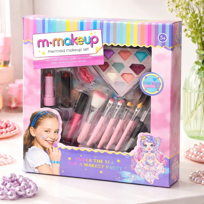 Set Maquillaje Con Brochas