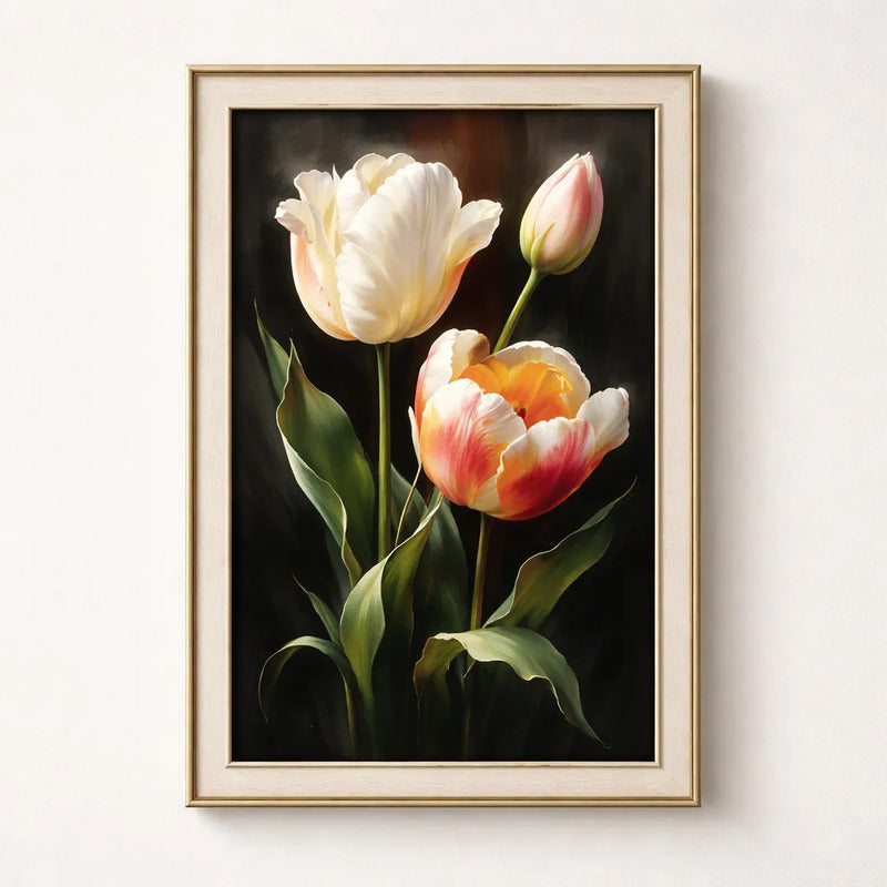 Cuadro De Flores Tulipán