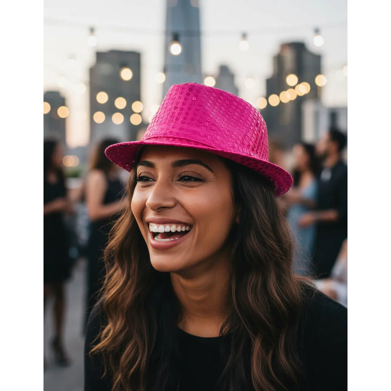 Sombrero Con Lentejuelas