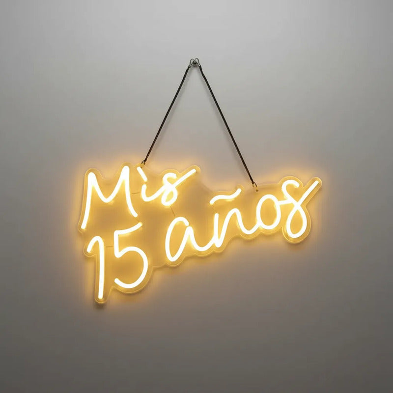 Cartel Luminoso Neón Led Mis 15 Años