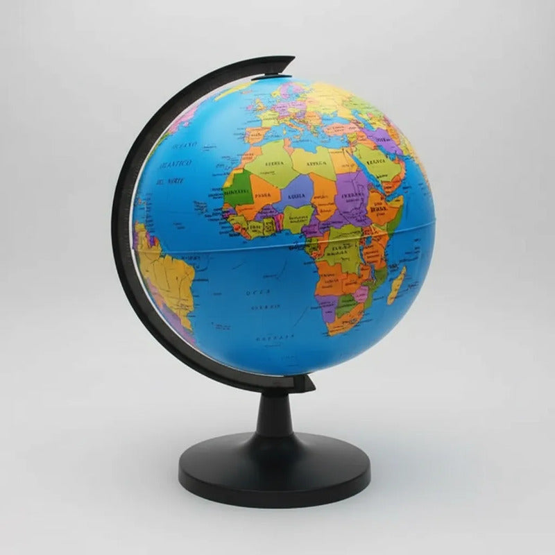 Globo Terráqueo 21 Cm Giratorio Con Base