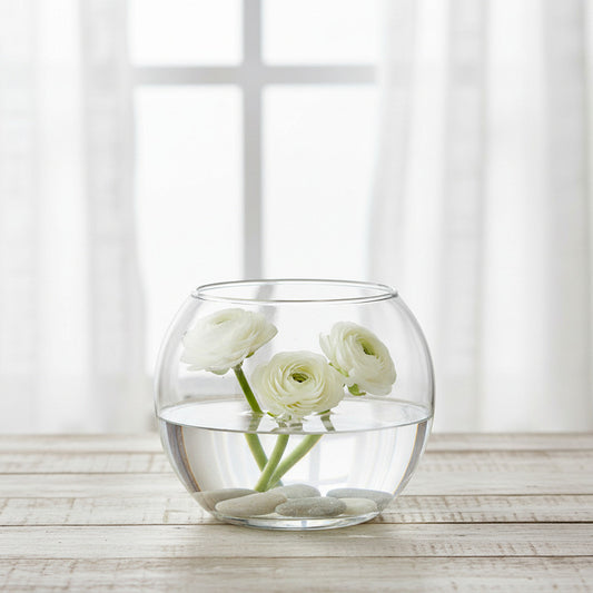 Florero Pecera Vidrio 6 X 6 cm