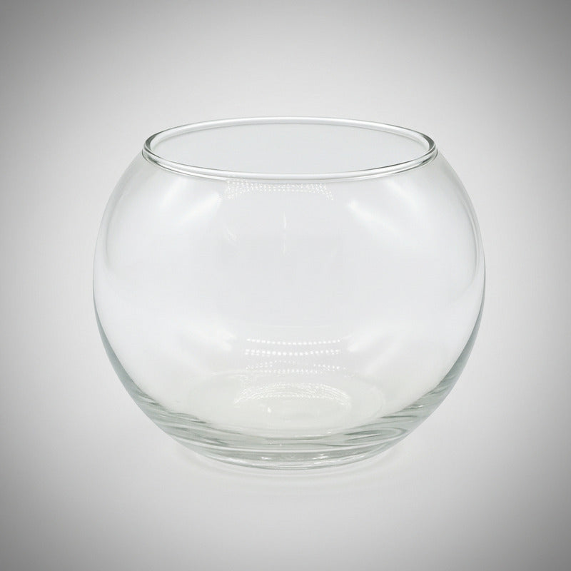 Florero Pecera Vidrio 6 X 6 cm