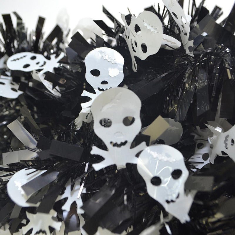 Boa De Halloween Cráneos 4mts