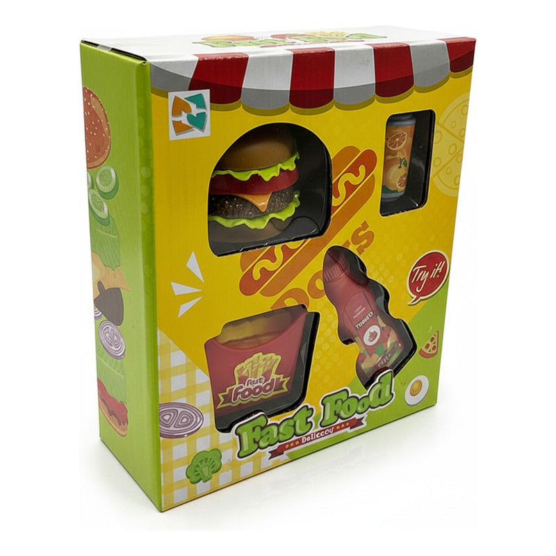 Set Juguete Para Hacer Hamburguesas