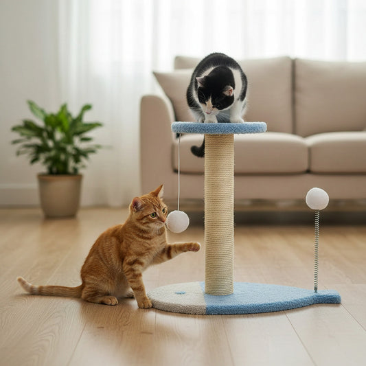 Rascador Diseño Pez Para Gatos 36 cm