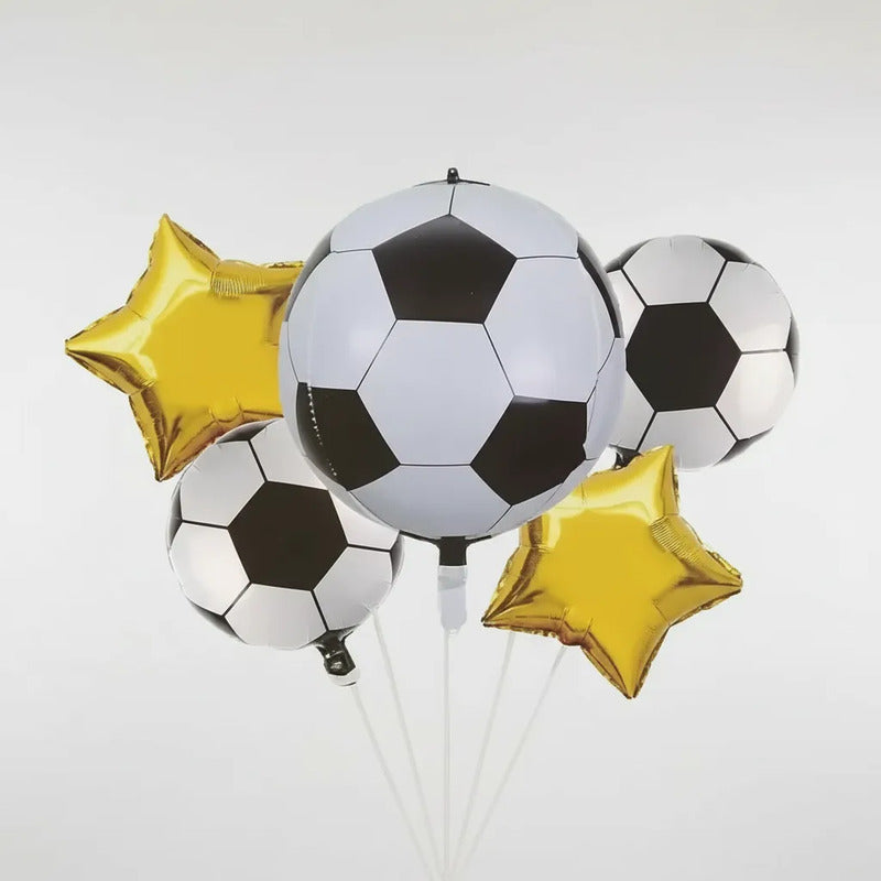 Set De Globos Pelota Futbol
