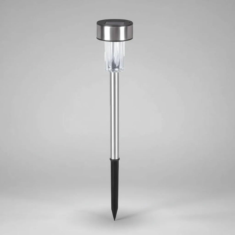 Lampara Luz Solar Para Jardín Blanco Frio