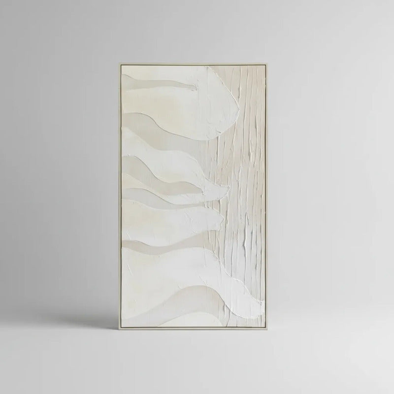 Cuadro Minimalista Contemporáneo Con Ondas
