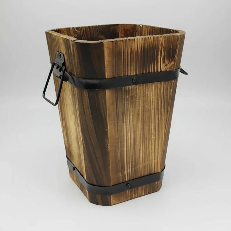 Maceta Cuadrada De Madera 24 cm