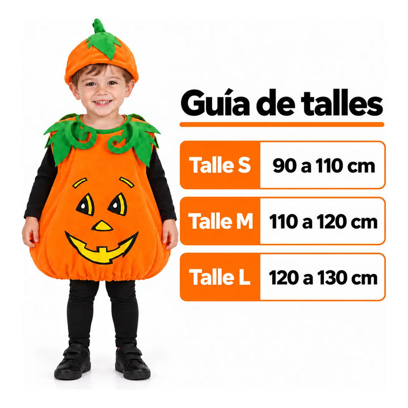 Disfraz Calabaza Niños
