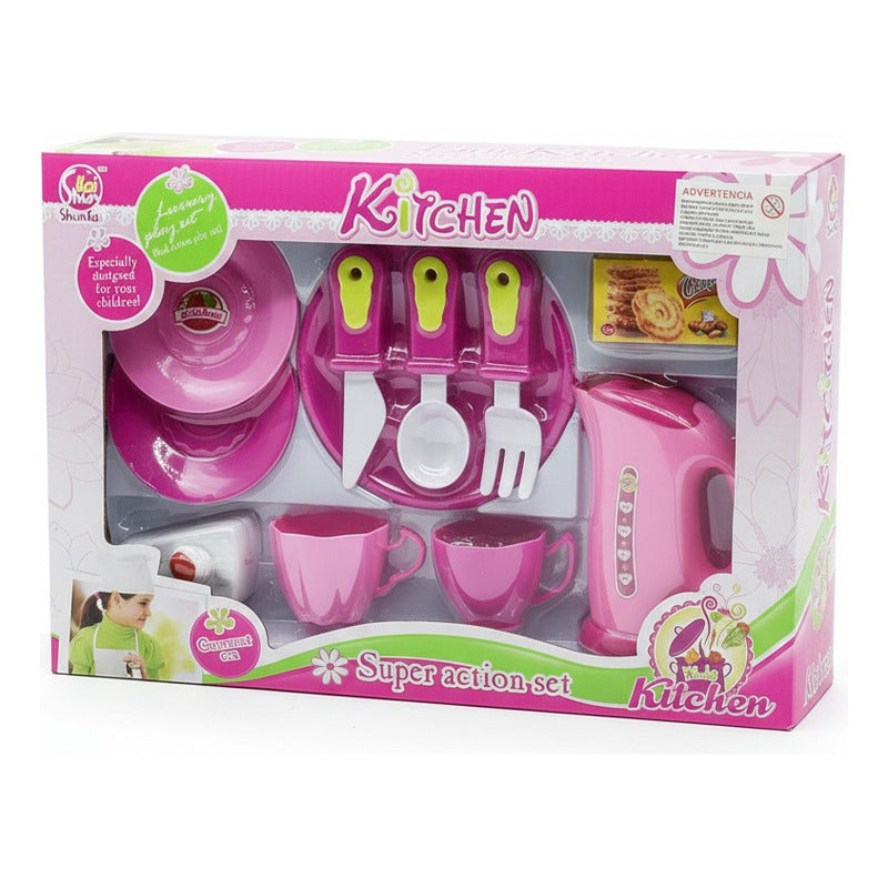 Juego Infantil De Cocina Con Accesorios