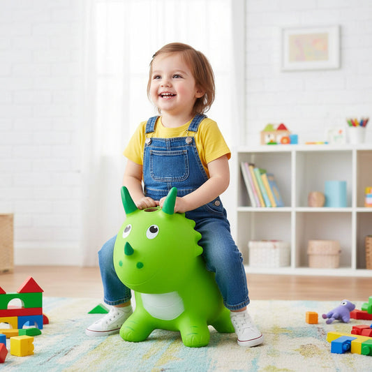 Dino Saltarín De Goma Inflable