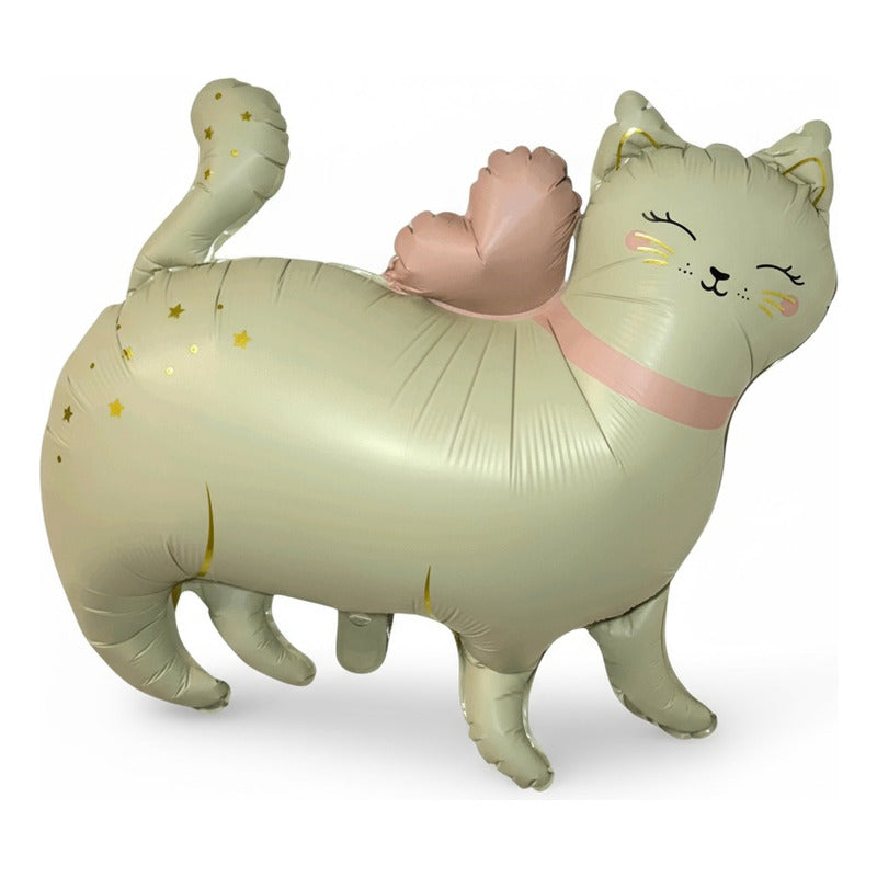 Set De Globos Gatita X5