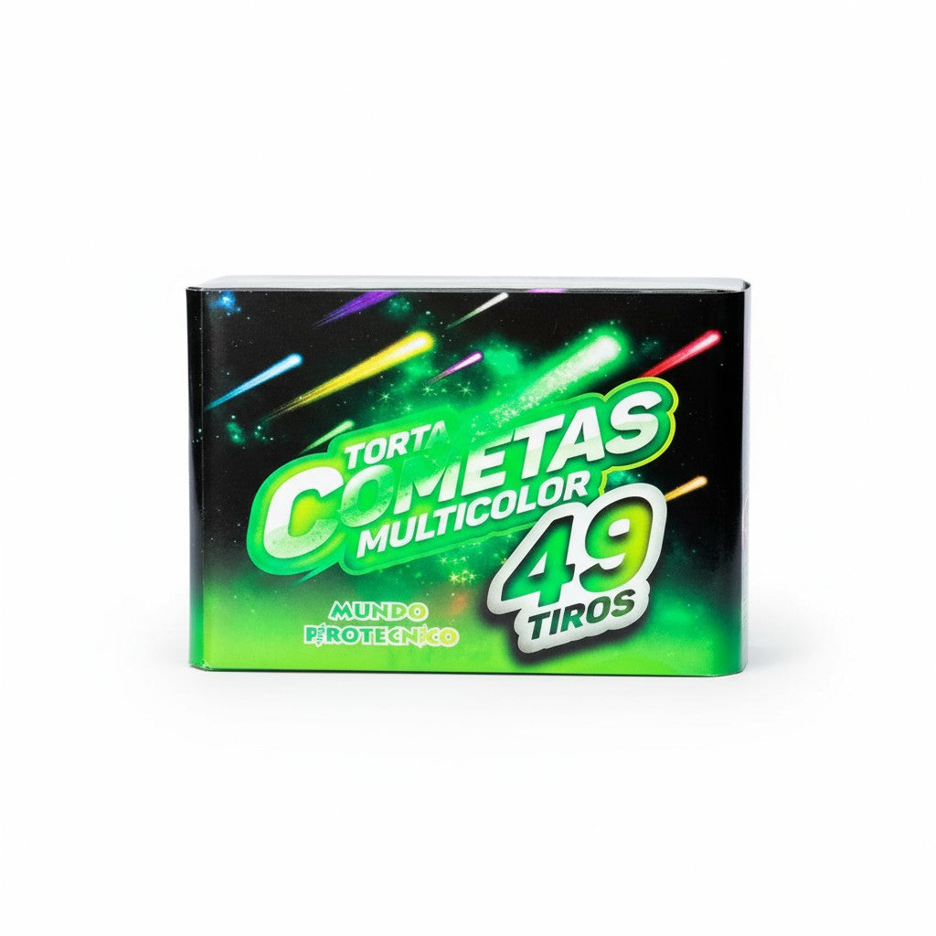 Torta Cometas Multicolor 49 Tiros – Pet Friendly