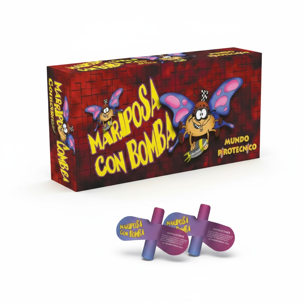 Mariposa con Bomba - X10 Unidades | NUEVO 2025