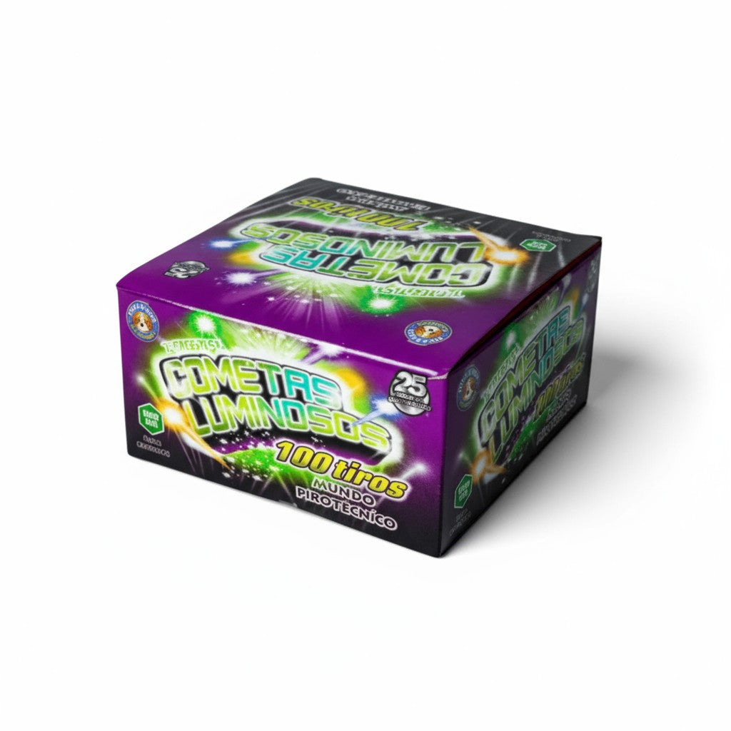 Torta Cometas Luminosos 100 Tiros – Pet Friendly