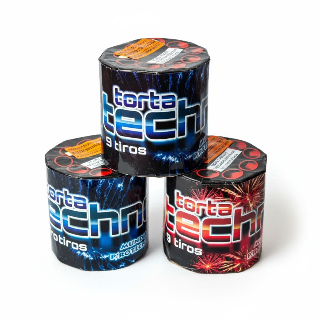Torta Techno – 9 Tiros | NUEVO 2025