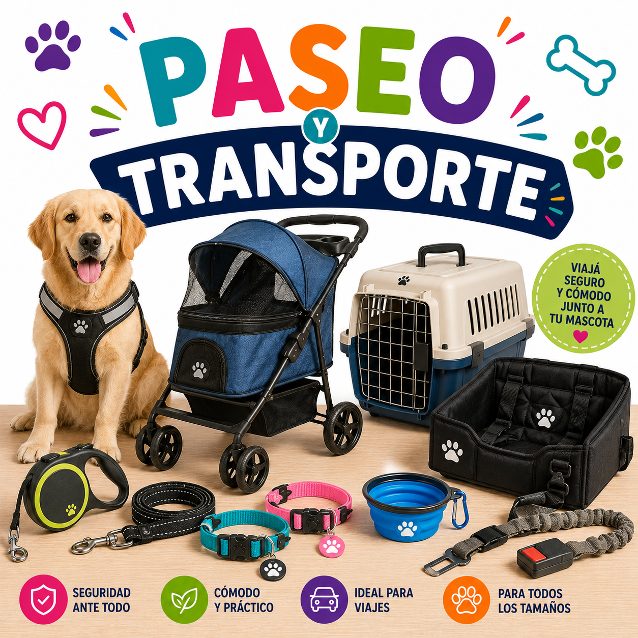 Paseo y Transporte para Mascotas