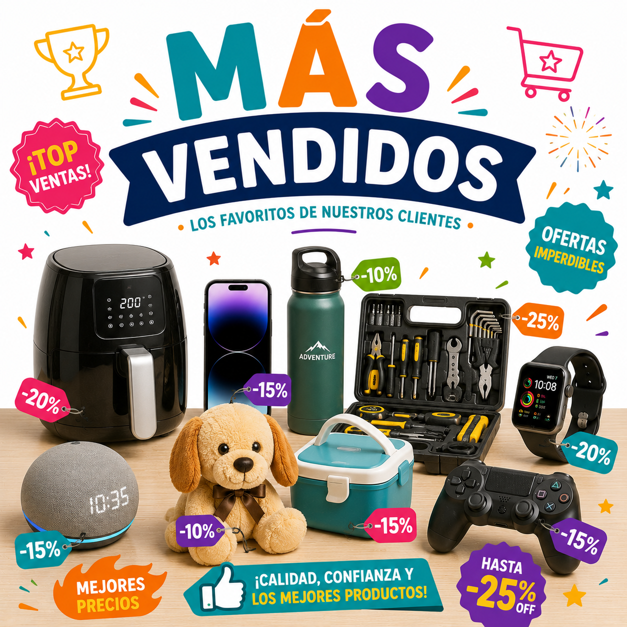 Más Vendidos