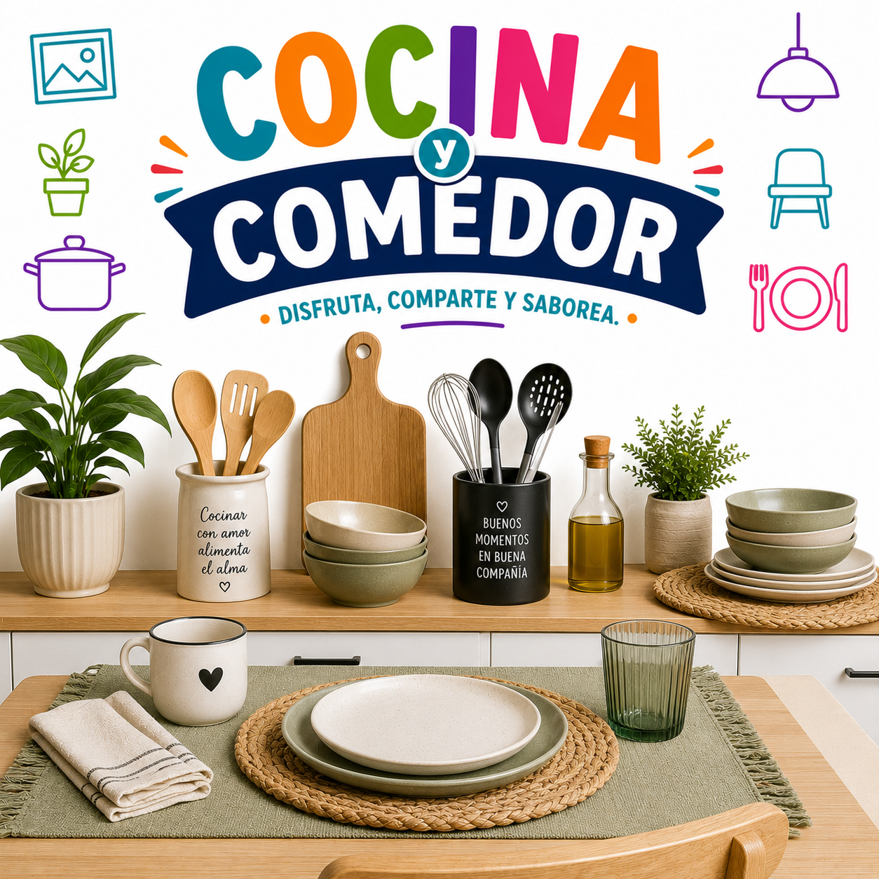 Cocina y Comedor