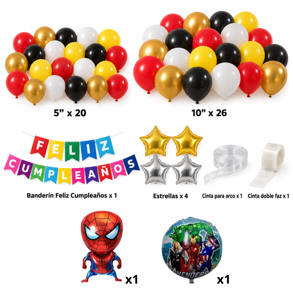 Kit De Globos Avengers