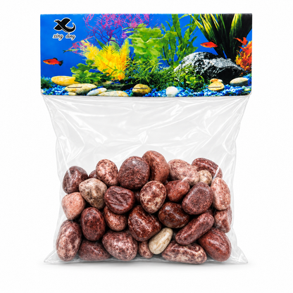 Bolsa de Piedras Rústicas Marrones Medianas