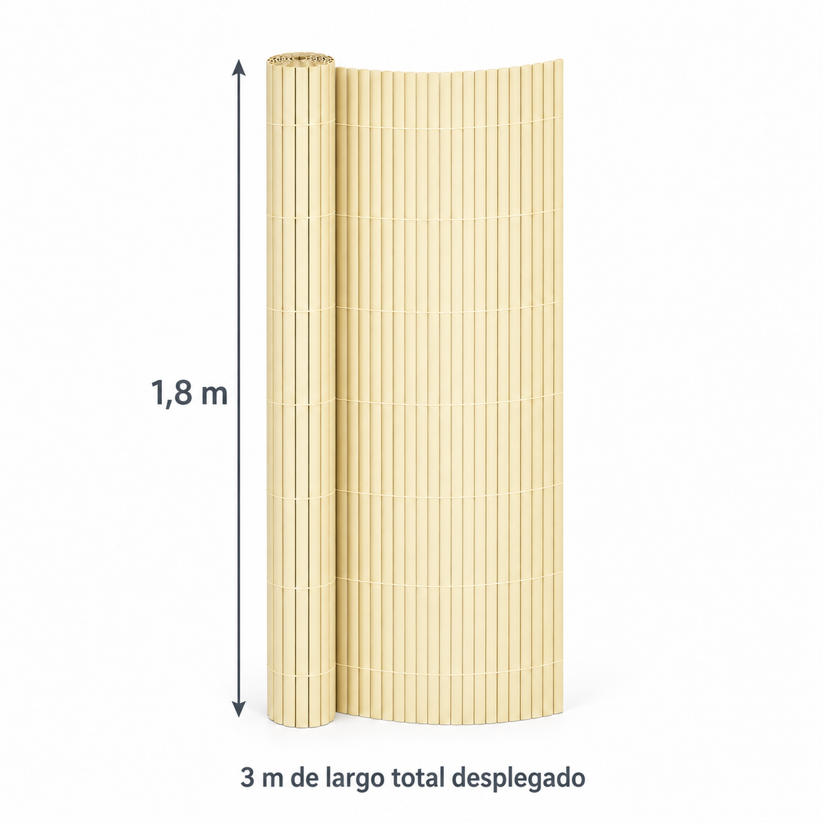 Cerca de PVC Natural