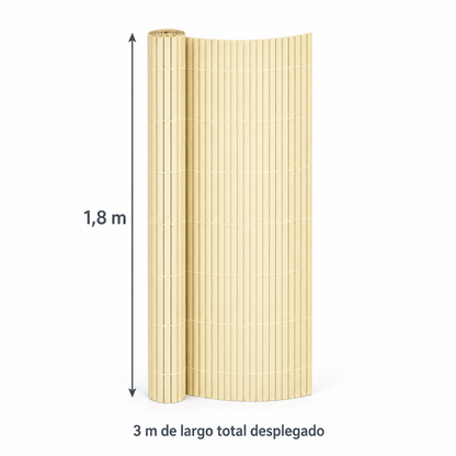 Cerca de PVC Natural